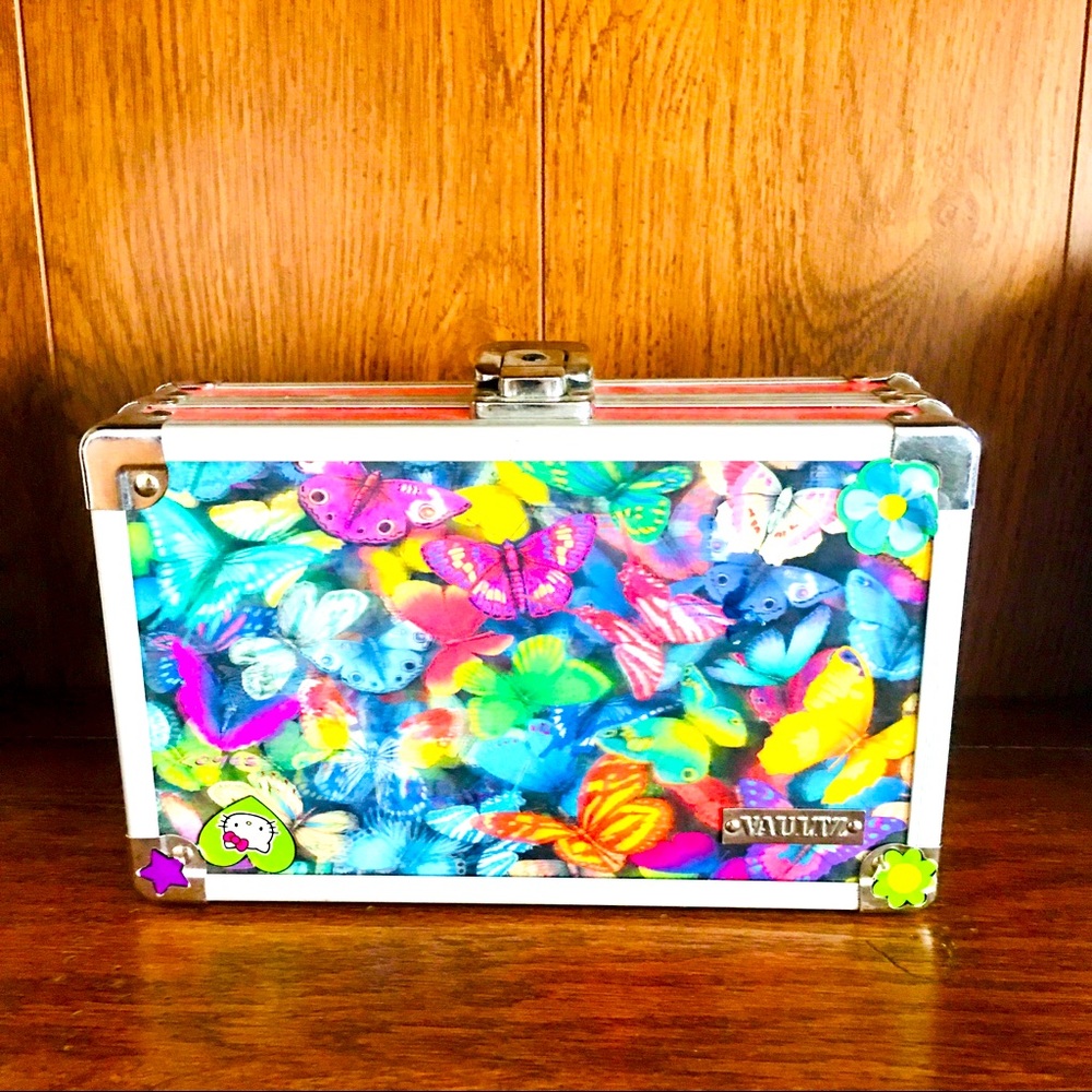 Butterfly 3D pencil case sewing bin school crafts art bin caddy storage …